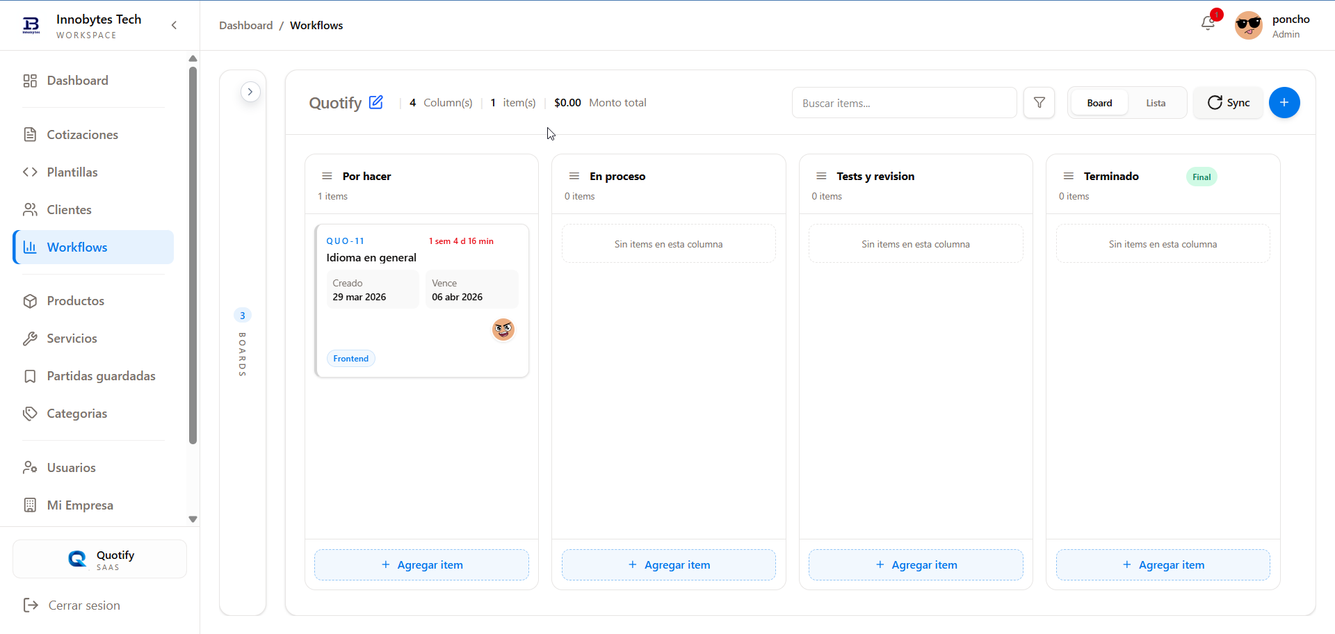 Quotify - Vista 8 de la aplicación